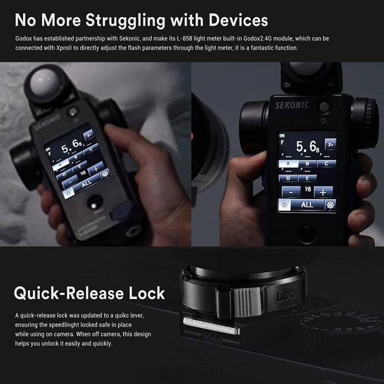 Godox XPro II TTL Wireless Flash Trigger For FUJIFILM(Black) - free shipping - PMC TechLife - Order now!