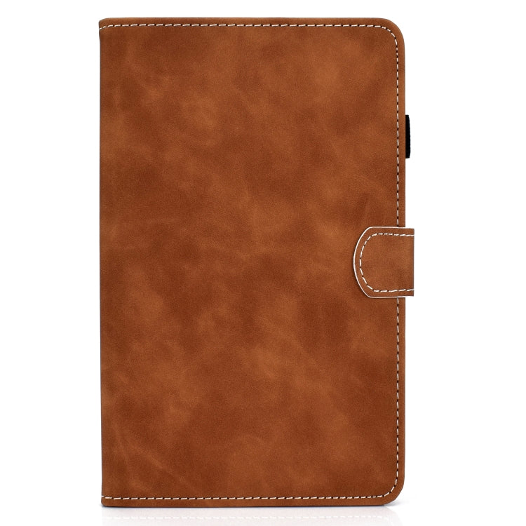 For Huawei MatePad 10.4 2022 Cowhide Texture Leather Tablet Case(Brown) - Huawei by PMC TechLife | Online Shopping South Africa | PMC TechLife