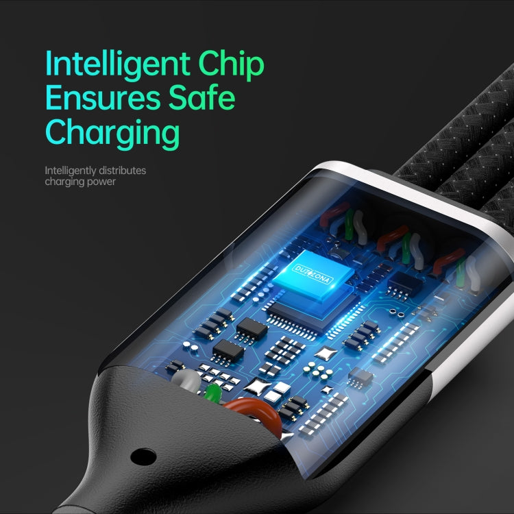 DUZZONA A4 5A USB-C / Type-C to USB-C / Type-C + 8 Pin + Micro USB Fast Charging Data Cable, Cable Length: 1.3m - free shipping - PMC Jewellery - Order now!