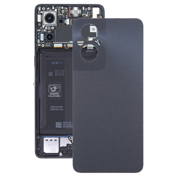 For OPPO Reno8 Lite Original Battery Back Cover(Black) - free shipping - PMC TechLife - Order now!