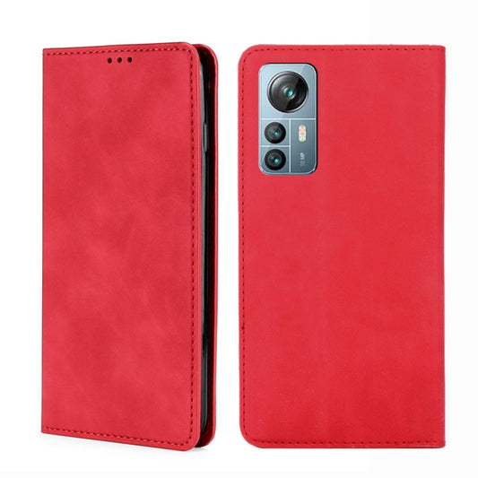 For Blackview A85 Skin Feel Magnetic Horizontal Flip Leather Phone Case(Red) - More Brand by PMC Jewellery | Online Shopping South Africa | PMC Jewellery | Buy Now Pay Later Mobicred