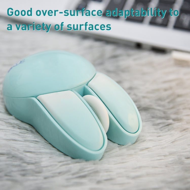 MOFii M6 Rabbit Shape 2.4G Wireless Mute Mouse(Milk Tea) - Wireless Mice by Mofii | Online Shopping South Africa | PMC Jewellery | Buy Now Pay Later Mobicred