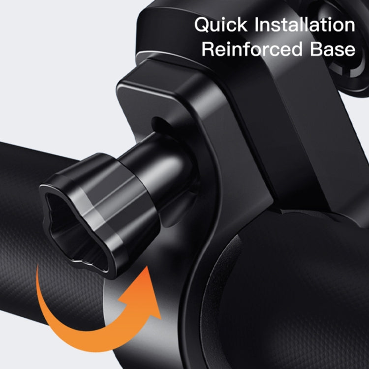 Yesido C191 4-axis Support Bicycle Handle Phone Holder(Black) - Holders by PMC TechLife | Online Shopping South Africa | PMC TechLife | Buy Now Pay Later Mobicred