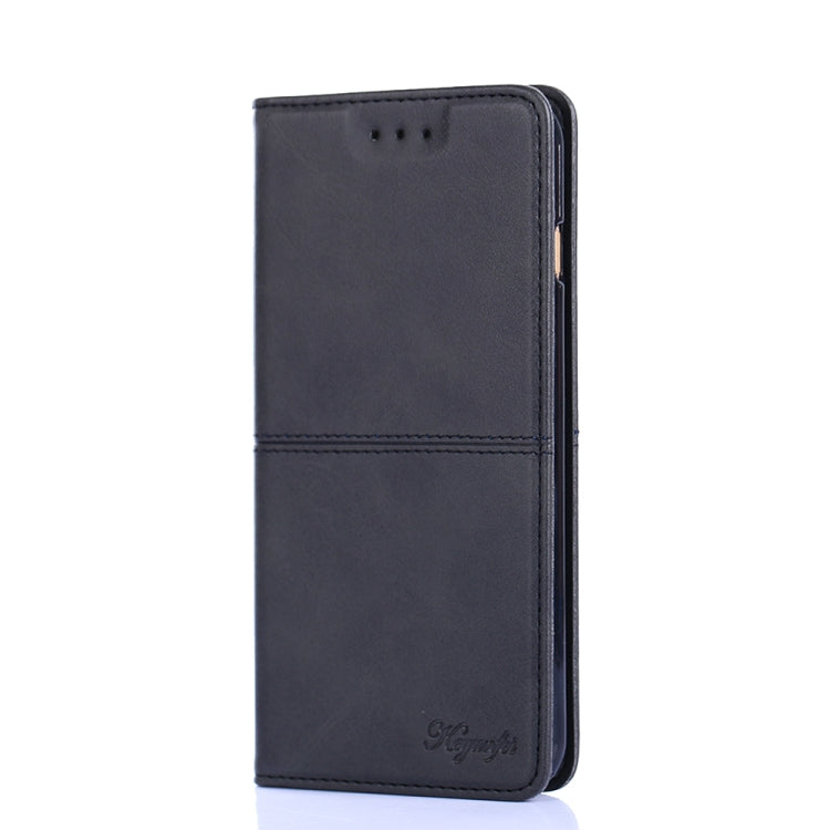 For Blackview A52 Cow Texture Magnetic Horizontal Flip Leather Phone Case(Black) - More Brand by PMC Jewellery | Online Shopping South Africa | PMC Jewellery | Buy Now Pay Later Mobicred