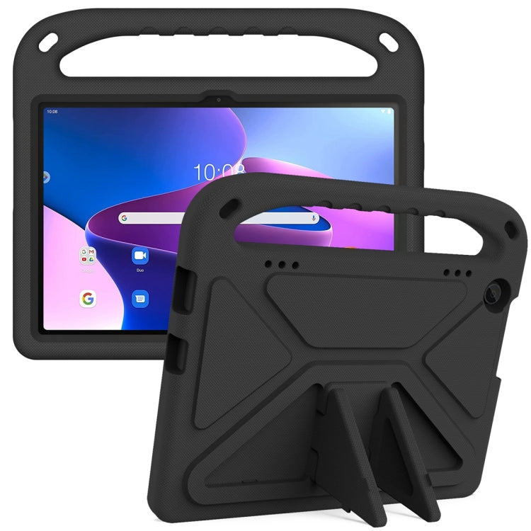 For Lenovo Tab M10 3rd Gen Handle EVA Shockproof Tablet Case with Holder(Black) - Lenovo by PMC TechLife | Online Shopping South Africa | PMC TechLife | Buy Now Pay Later Mobicred