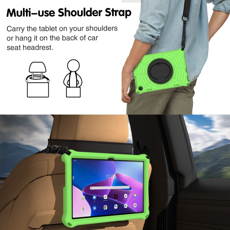 For Lenovo Tab M10 3rd Gen Spider King Silicone Protective Tablet Case(Green) - Lenovo by PMC TechLife | Online Shopping South Africa | PMC TechLife | Buy Now Pay Later Mobicred