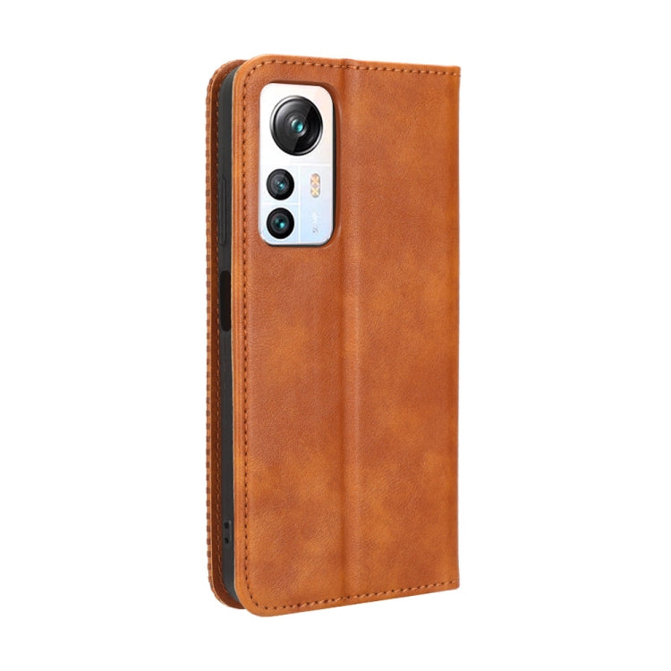 For Blackview A85 Magnetic Buckle Retro Texture Leather Phone Case(Brown) - More Brand by PMC Jewellery | Online Shopping South Africa | PMC Jewellery | Buy Now Pay Later Mobicred