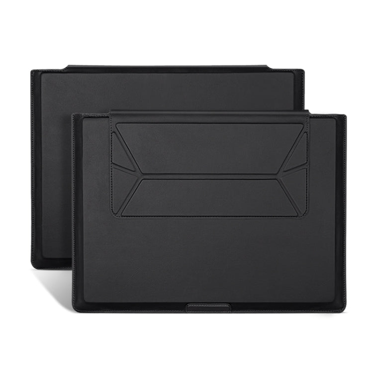 15-16 inch Universal Laptop Magnetic Holder Stitching Inner Bag(Black) - 15 inch by PMC Jewellery | Online Shopping South Africa | PMC Jewellery | Buy Now Pay Later Mobicred