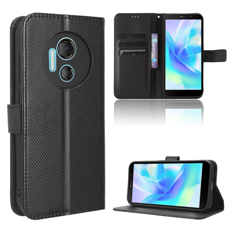 For Doogee X97 / X97 Pro Diamond Texture Leather Phone Case(Black) - Doogee Cases by PMC TechLife | Online Shopping South Africa | PMC TechLife | Buy Now Pay Later Mobicred