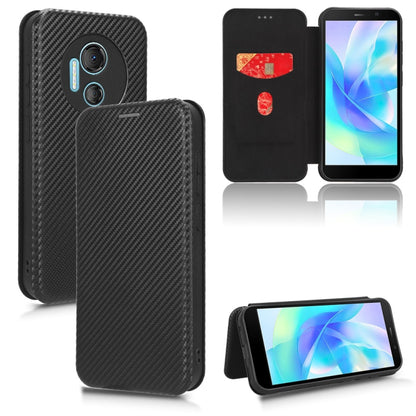 For DOOGEE X97 / X97 Pro Carbon Fiber Texture Flip Leather Phone Case(Black) - Doogee Cases by PMC Jewellery | Online Shopping South Africa | PMC Jewellery | Buy Now Pay Later Mobicred