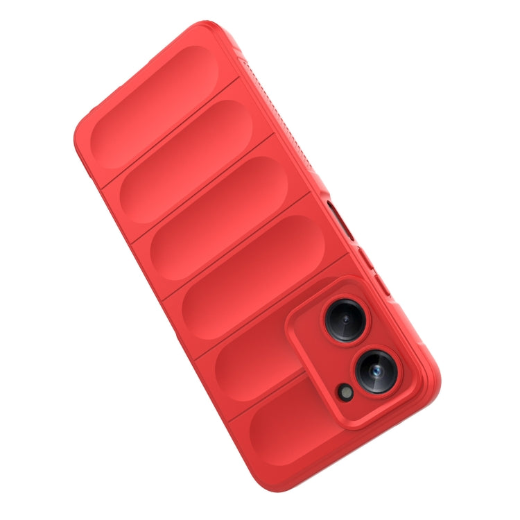 For Realme 10 Pro 5G Magic Shield TPU + Flannel Phone Case(Dark Blue) - Realme Cases by PMC TechLife | Online Shopping South Africa | PMC TechLife | Buy Now Pay Later Mobicred