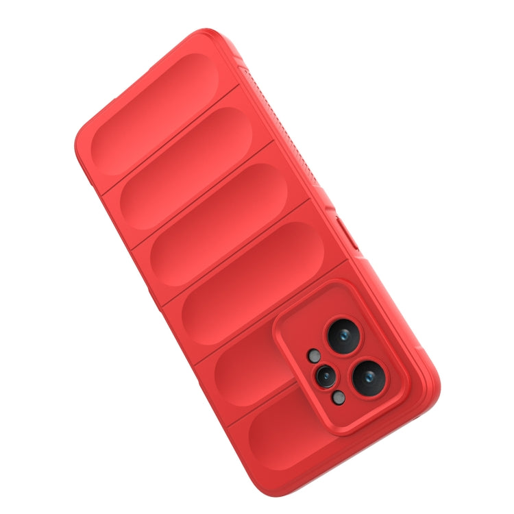 For Realme GT2 Pro Magic Shield TPU + Flannel Phone Case(Red) - Realme Cases by PMC TechLife | Online Shopping South Africa | PMC TechLife | Buy Now Pay Later Mobicred