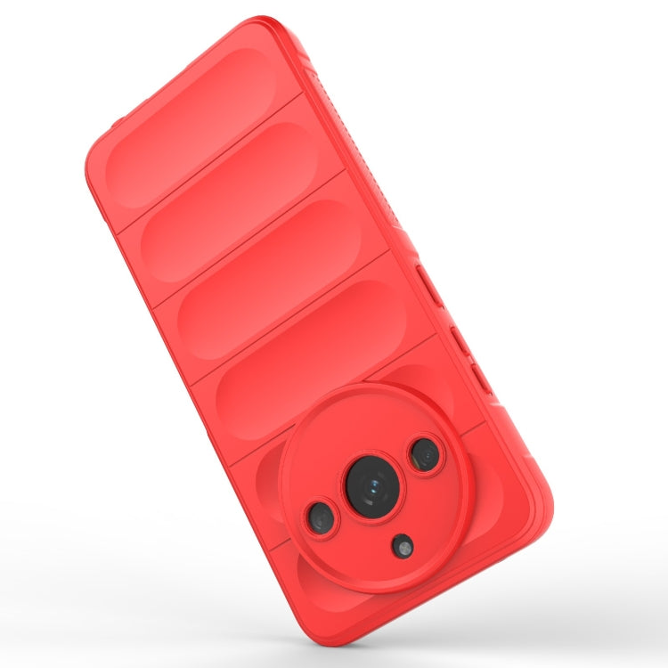 For Realme 11 5G Magic Shield TPU + Flannel Phone Case(Light Blue) - Realme Cases by PMC TechLife | Online Shopping South Africa | PMC TechLife | Buy Now Pay Later Mobicred