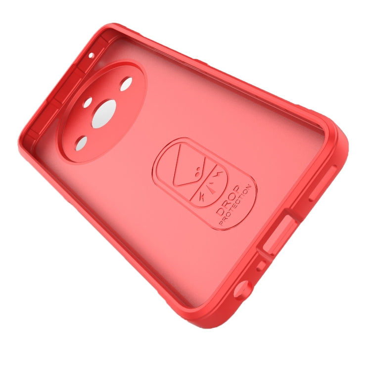 For Realme 11 5G Magic Shield TPU + Flannel Phone Case(Wine Red) - Realme Cases by PMC TechLife | Online Shopping South Africa | PMC TechLife | Buy Now Pay Later Mobicred
