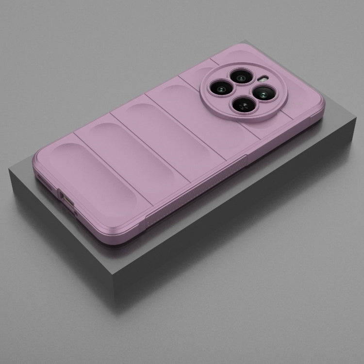 For Realme 12+ 5G Global Magic Shield TPU + Flannel Phone Case(Purple) - Realme Cases by PMC TechLife | Online Shopping South Africa | PMC TechLife | Buy Now Pay Later Mobicred