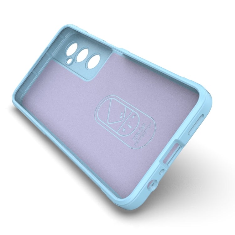 For Realme C65 4G Global Magic Shield TPU + Flannel Phone Case(Dark Grey) - Realme Cases by PMC TechLife | Online Shopping South Africa | PMC TechLife | Buy Now Pay Later Mobicred