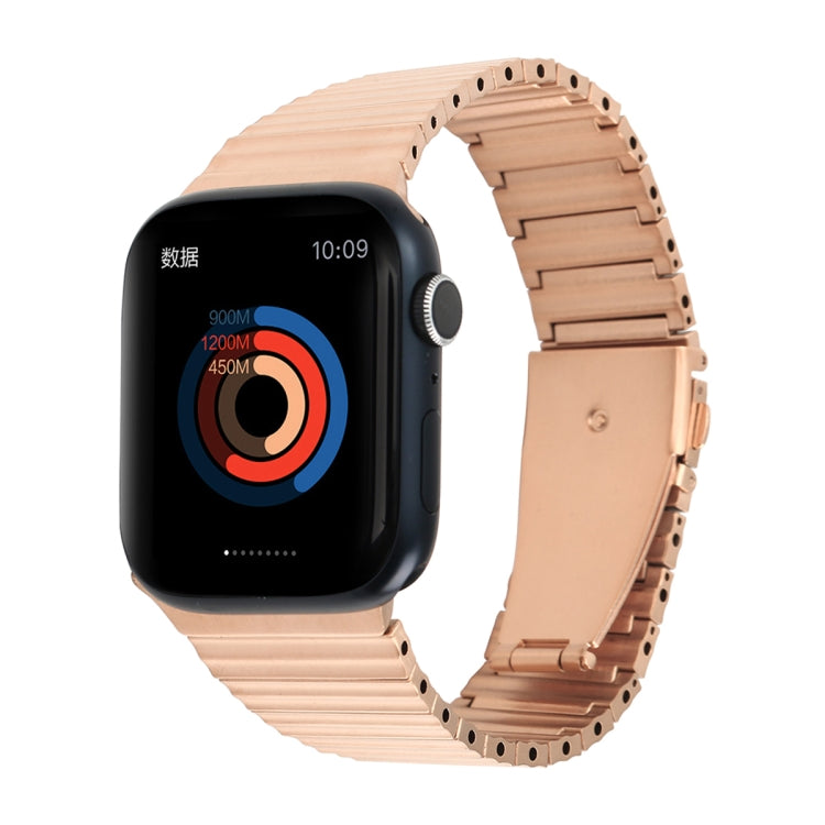Ocean Metal Replacement Watch Band For Apple Watch 9 45mm(Rose Gold) - free shipping - PMc TechLife - Order now!