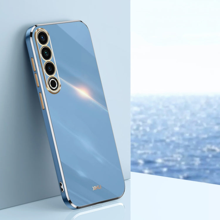 For Meizu 20 Pro 5G XINLI Straight Edge 6D Electroplate TPU Phone Case(Celestial Blue) - Meizu by XINLI | Online Shopping South Africa | PMC Jewellery | Buy Now Pay Later Mobicred