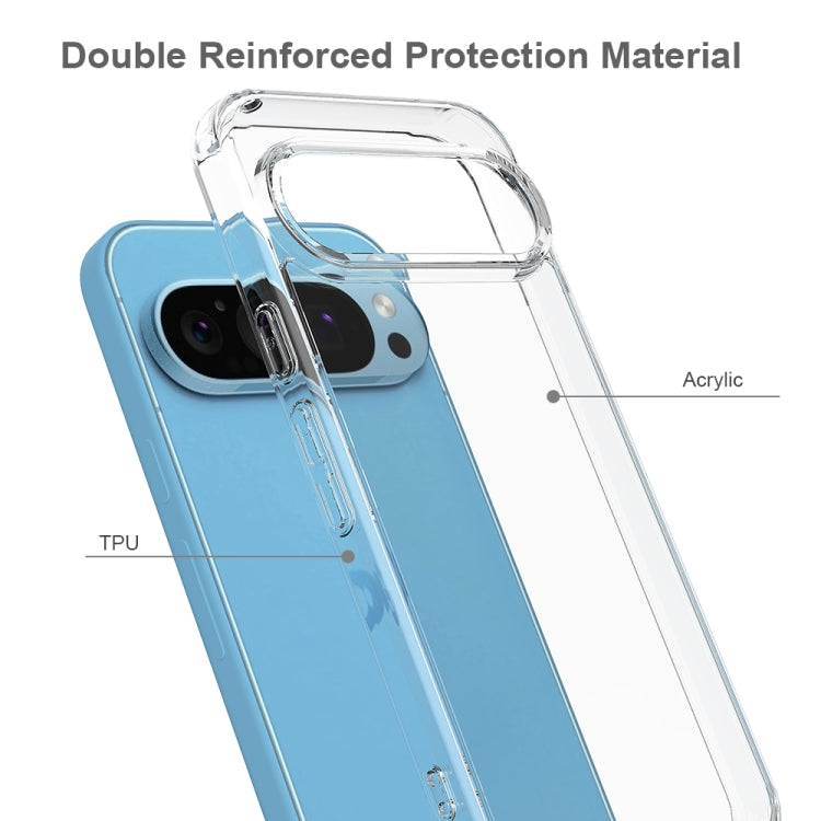 For Google Pixel 9 Pro Scratchproof Acrylic TPU Phone Case(Transparent) - free shipping - PMC TechLife - Order now!