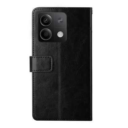 For Xiaomi Redmi Note 13 4G Y-shaped Pattern Flip Leather Phone Case(Black) - Note 13 Cases by PMC Jewellery | Online Shopping South Africa | PMC Jewellery | Buy Now Pay Later Mobicred