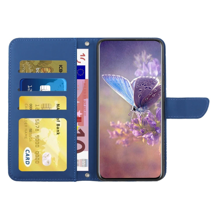 For Xiaomi 14 Ultra Skin Feel Butterfly Embossed Flip Leather Phone Case(Blue) - 14 Ultra Cases by PMC Jewellery | Online Shopping South Africa | PMC Jewellery | Buy Now Pay Later Mobicred