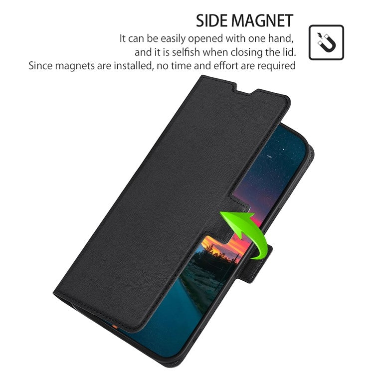 For Huawei nova 12i 4G Ultra-thin Voltage Side Buckle Horizontal Flip Leather Phone Case(Black) - Huawei Cases by PMC TechLife | Online Shopping South Africa | PMC TechLife
