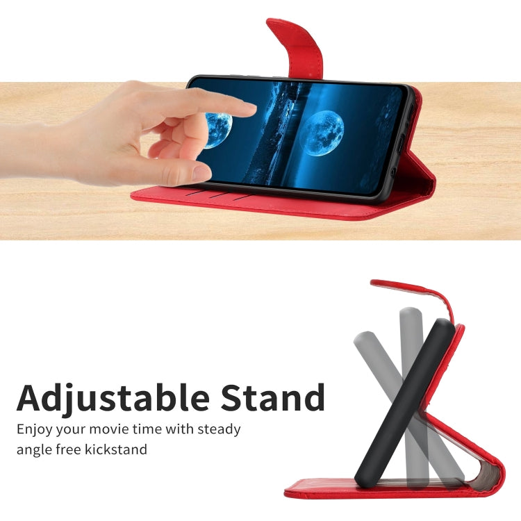 For Honor 80 Stitching Embossed Leather Phone Case(Red) - Honor Cases by PMC TechLife | Online Shopping South Africa | PMC TechLife | Buy Now Pay Later Mobicred