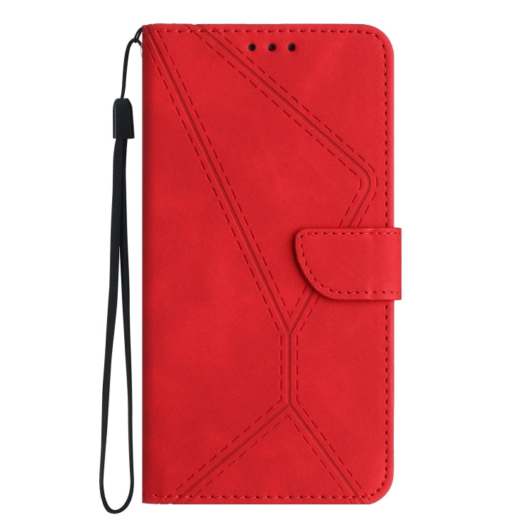 For Motorola Moto G 5G 2023 Stitching Embossed Leather Phone Case(Red) - free shipping - PMC TechLife - Order now!