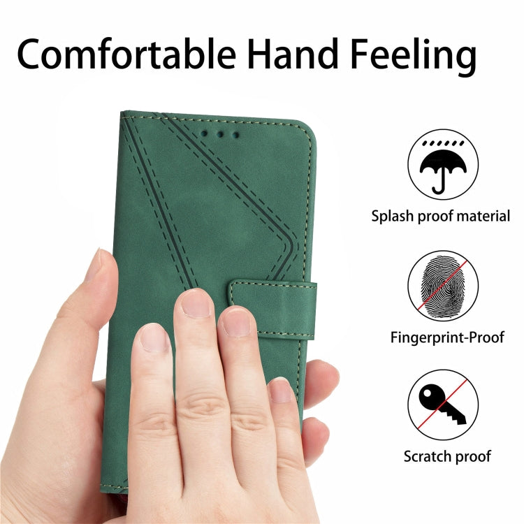 For Motorola Edge 40 Neo Stitching Embossed Leather Phone Case(Green) - free shipping - PMC TechLife - Order now!