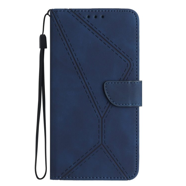 For Motorola Moto G Power 5G 2024 Stitching Embossed Leather Phone Case(Blue) - free shipping - PMC TechLife - Order now!