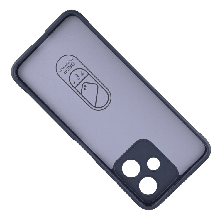 For Xiaomi Redmi 12 5G Magic Shield TPU + Flannel Phone Case(White) - Xiaomi Cases by PMC TechLife | Online Shopping South Africa | PMC TechLife | Buy Now Pay Later Mobicred