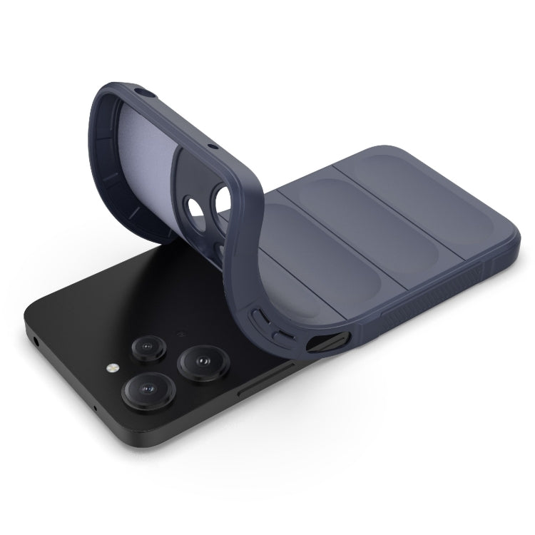 For Xiaomi Redmi 12 5G Magic Shield TPU + Flannel Phone Case(White) - Xiaomi Cases by PMC TechLife | Online Shopping South Africa | PMC TechLife | Buy Now Pay Later Mobicred