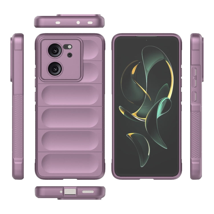 For Xiaomi Redmi K60 Ultra Magic Shield TPU + Flannel Phone Case(Purple) - Redmi K60 Ultra Cases by PMC TechLife | Online Shopping South Africa | PMC TechLife | Buy Now Pay Later Mobicred