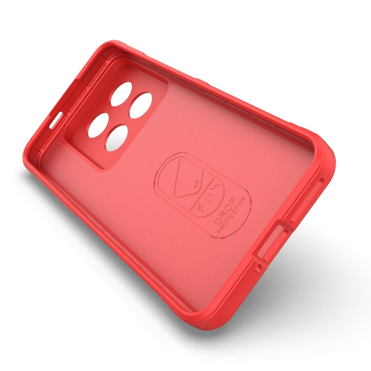 For Xiaomi 14 Pro 5G Magic Shield TPU + Flannel Phone Case(Red) - 14 Pro Cases by PMC TechLife | Online Shopping South Africa | PMC TechLife | Buy Now Pay Later Mobicred