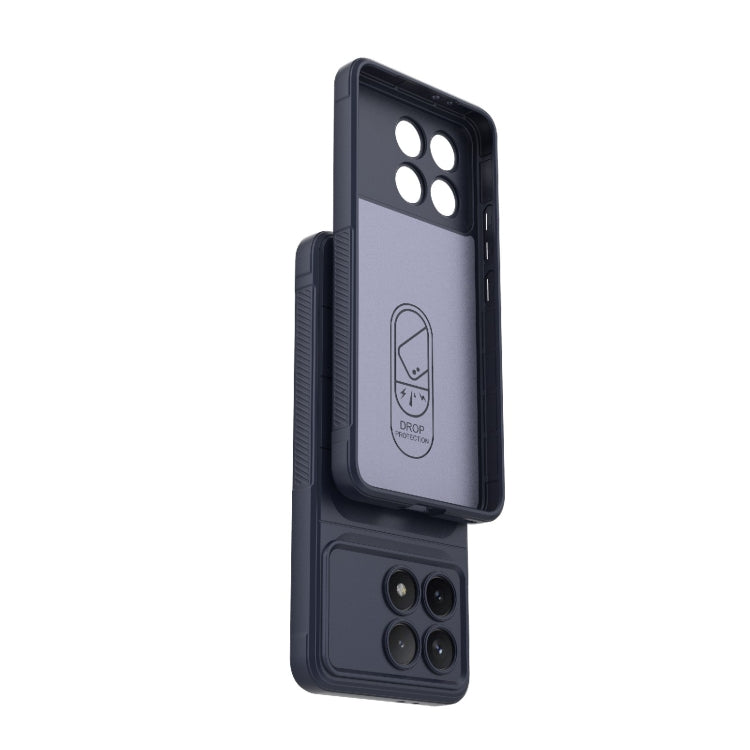 For Xiaomi Redmi K70 / K70 Pro 5G Magic Shield TPU + Flannel Phone Case(Red) - K70 Pro Cases by PMC TechLife | Online Shopping South Africa | PMC TechLife | Buy Now Pay Later Mobicred