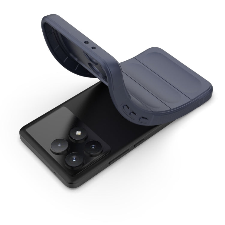 For Xiaomi Redmi K70 / K70 Pro 5G Magic Shield TPU + Flannel Phone Case(Purple) - K70 Pro Cases by PMC TechLife | Online Shopping South Africa | PMC TechLife | Buy Now Pay Later Mobicred
