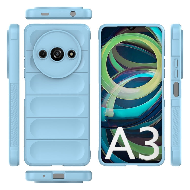 For Xiaomi Redmi A3 4G Global Magic Shield TPU + Flannel Phone Case(Light Blue) - Xiaomi Cases by PMC Jewellery | Online Shopping South Africa | PMC Jewellery | Buy Now Pay Later Mobicred