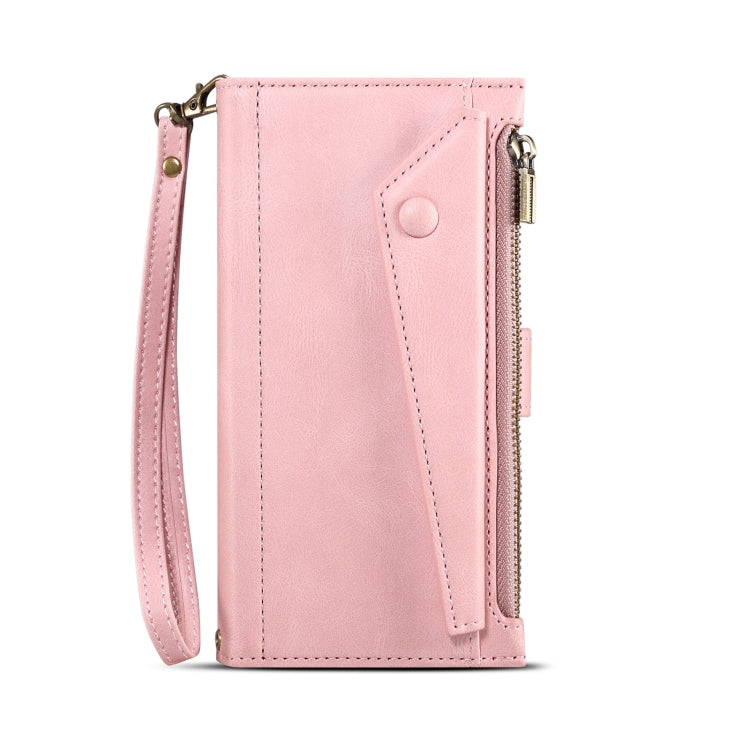 For Google Pixel 7a ESEBLE Retro Frosted RFID Flip Leather Phone Case(Rose Gold) - Google Cases by ESEBLE | Online Shopping South Africa | PMC TechLife | Buy Now Pay Later Mobicred