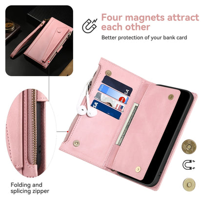 For Google Pixel 9 / 9 Pro ESEBLE Retro Frosted RFID Flip Leather Phone Case(Rose Gold) - Google Cases by ESEBLE | Online Shopping South Africa | PMC Jewellery | Buy Now Pay Later Mobicred