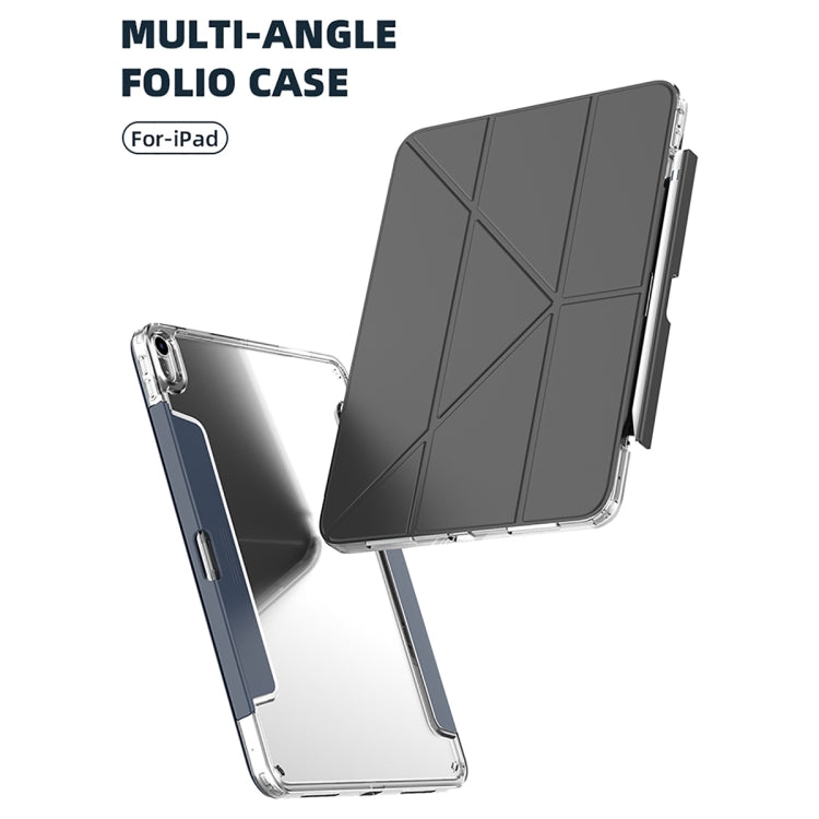 For iPad Pro 11 2024 Mutural Deformation Stand Smart Leather Tablet Case(Black) - iPad Pro 11 2024 Cases by Mutural | Online Shopping South Africa | PMC TechLife | Buy Now Pay Later Mobicred