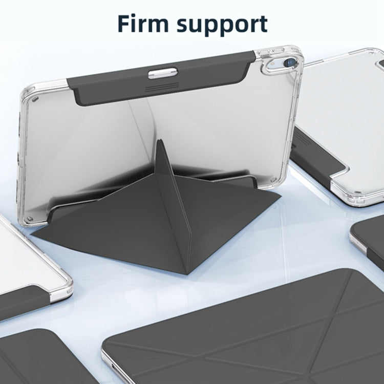 For iPad Pro 11 2022 / 2021 / 2020 Mutural Deformation Stand Smart Leather Tablet Case(Black) - free shipping - PMc TechLife - Order now!