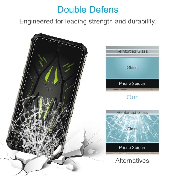 For Ulefone Armor 22 50pcs 0.26mm 9H 2.5D Tempered Glass Film - free shipping - PMC Jewellery - Order now!
