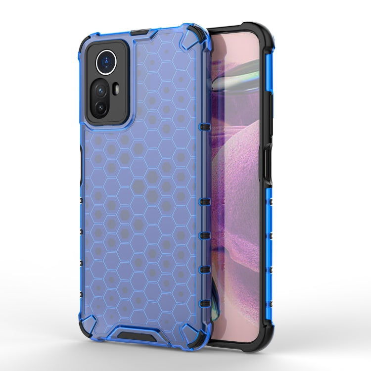 For Xiaomi Note 12S 4G Global Shockproof Honeycomb PC + TPU Phone Case(Blue) - Xiaomi Cases by PMC Jewellery | Online Shopping South Africa | PMC Jewellery | Buy Now Pay Later Mobicred