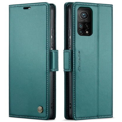 For Xiaomi Mi 10T 5G／10T Pro 5G CaseMe 023 Butterfly Buckle Litchi Texture RFID Anti-theft Leather Phone Case(Pearly Blue) - Xiaomi Cases by CaseMe | Online Shopping South Africa | PMC Jewellery | Buy Now Pay Later Mobicred