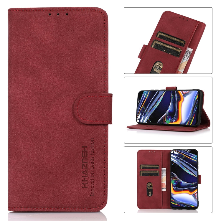 For Xiaomi Redmi Note 13 KHAZNEH Matte Texture Leather Phone Case(Red) - Note 13 Cases by PMC Jewellery | Online Shopping South Africa | PMC Jewellery | Buy Now Pay Later Mobicred