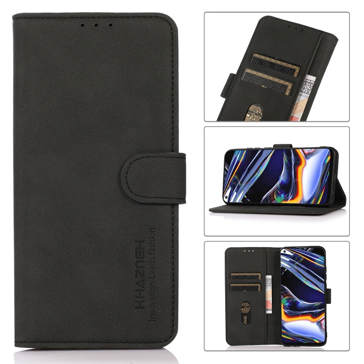 For Xiaomi Redmi Note 13 Pro 4G / POCO M6 Pro KHAZNEH Matte Texture Leather Phone Case(Black) - Note 13 Pro Cases by PMC TechLife | Online Shopping South Africa | PMC TechLife | Buy Now Pay Later Mobicred