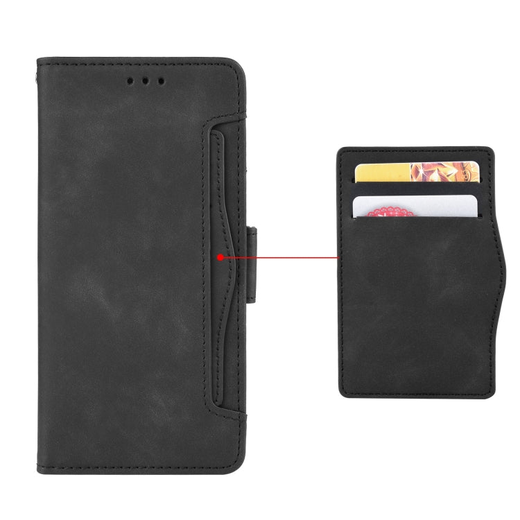 For Google Pixel 9 Pro Skin Feel Calf Texture Card Slots Leather Phone Case(Black) - Google Cases by PMC Jewellery | Online Shopping South Africa | PMC Jewellery | Buy Now Pay Later Mobicred