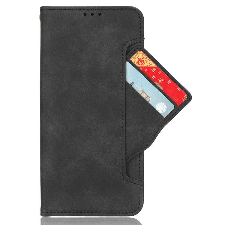For Google Pixel 9 Pro Skin Feel Calf Texture Card Slots Leather Phone Case(Black) - Google Cases by PMC TechLife | Online Shopping South Africa | PMC TechLife | Buy Now Pay Later Mobicred