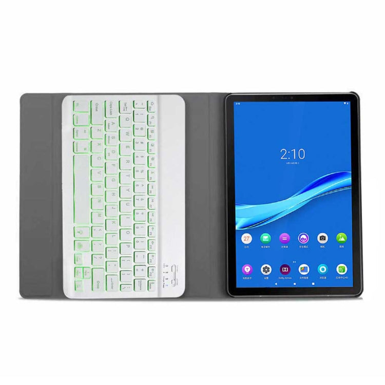 DY-M10P For Lenovo Smart Tab M10 HPD Plus TB-X606F 10.3 inch 2 in 1 Removable Magnetic ABS Bluetooth Keyboard + Protective Leather Tablet Case with Stand & Sleep / Wake-up & Pen Holder(Rose Gold) - Lenovo Keyboard by PMC Jewellery | Online Shopping South Africa | PMC Jewellery