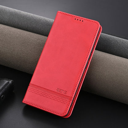 For Huawei Pura 70 AZNS Magnetic Calf Texture Flip Leather Phone Case(Red) - Huawei Cases by AZNS | Online Shopping South Africa | PMC Jewellery | Buy Now Pay Later Mobicred